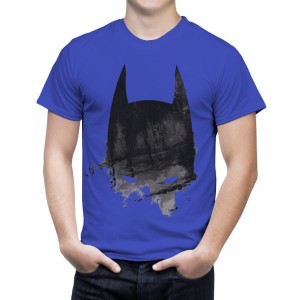 חולצת מסכת באטמן כחולה