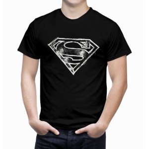 חולצת סופרמן פרימיום שחורה