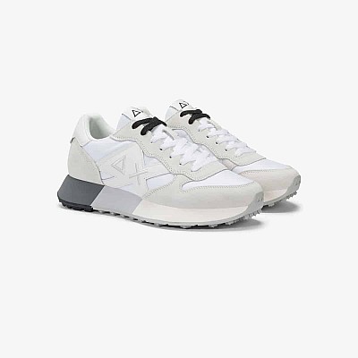נעלי סניקרס לגבר SUN68 JAKI 2.0 BICOLOR BIANCO\BIANCO