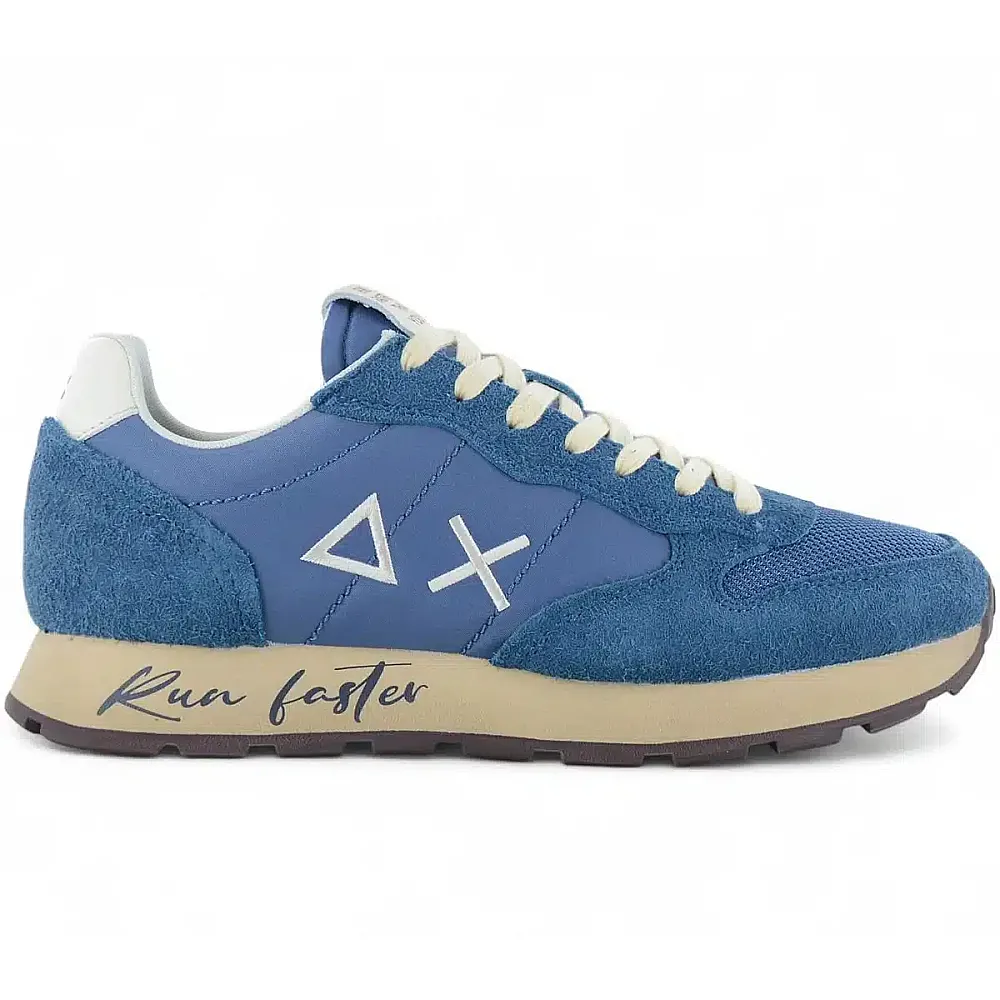 נעלי סניקרס לגבר SUN68 TOM VINTAGE- Blue