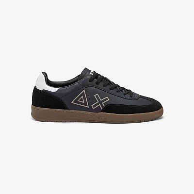 נעלי סניקרס לגבר SUN68 CALIFORNIA SUN LEATHER- Black