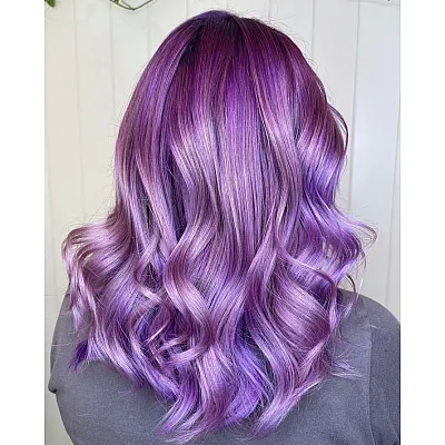צבע שיער סגול הוט פרפל Hot Purple