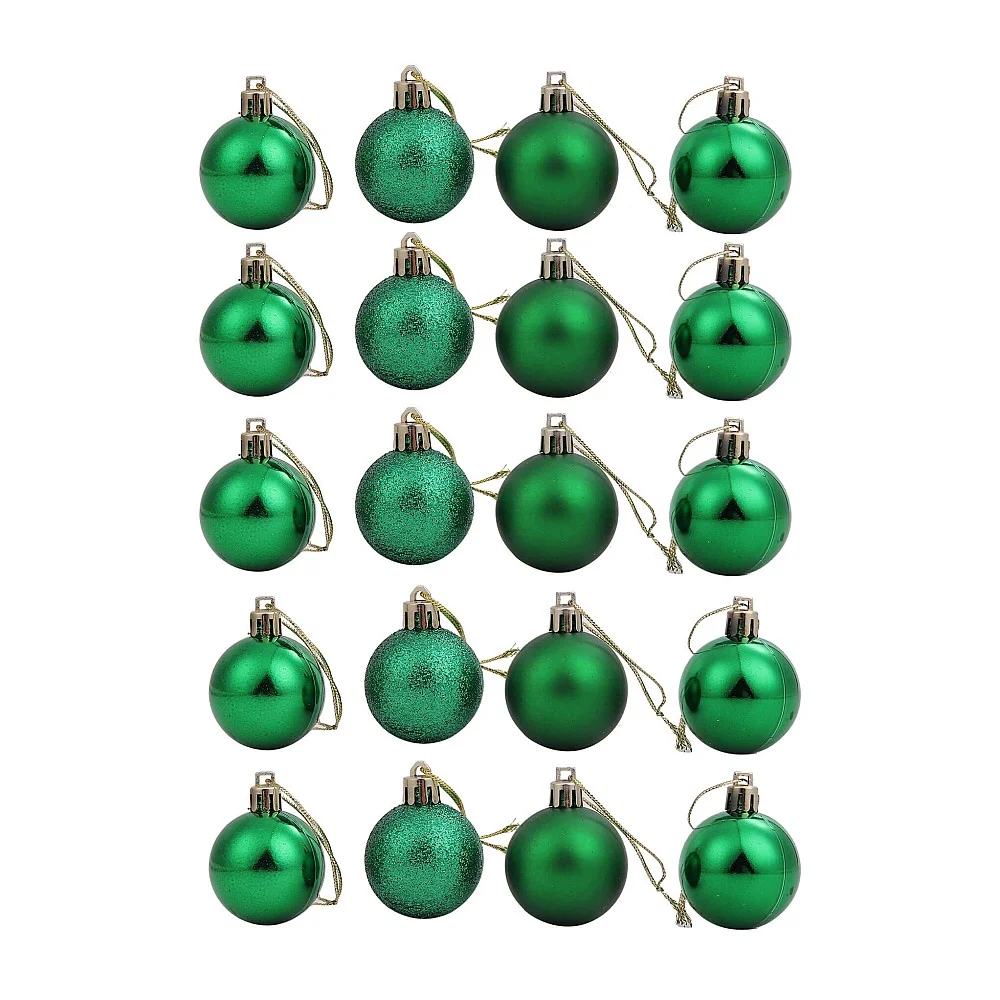 סט 20 כדורי כריסמס