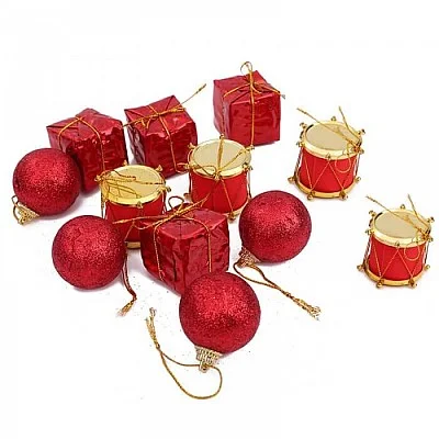 מארז קישוטים לעץ חג המולד