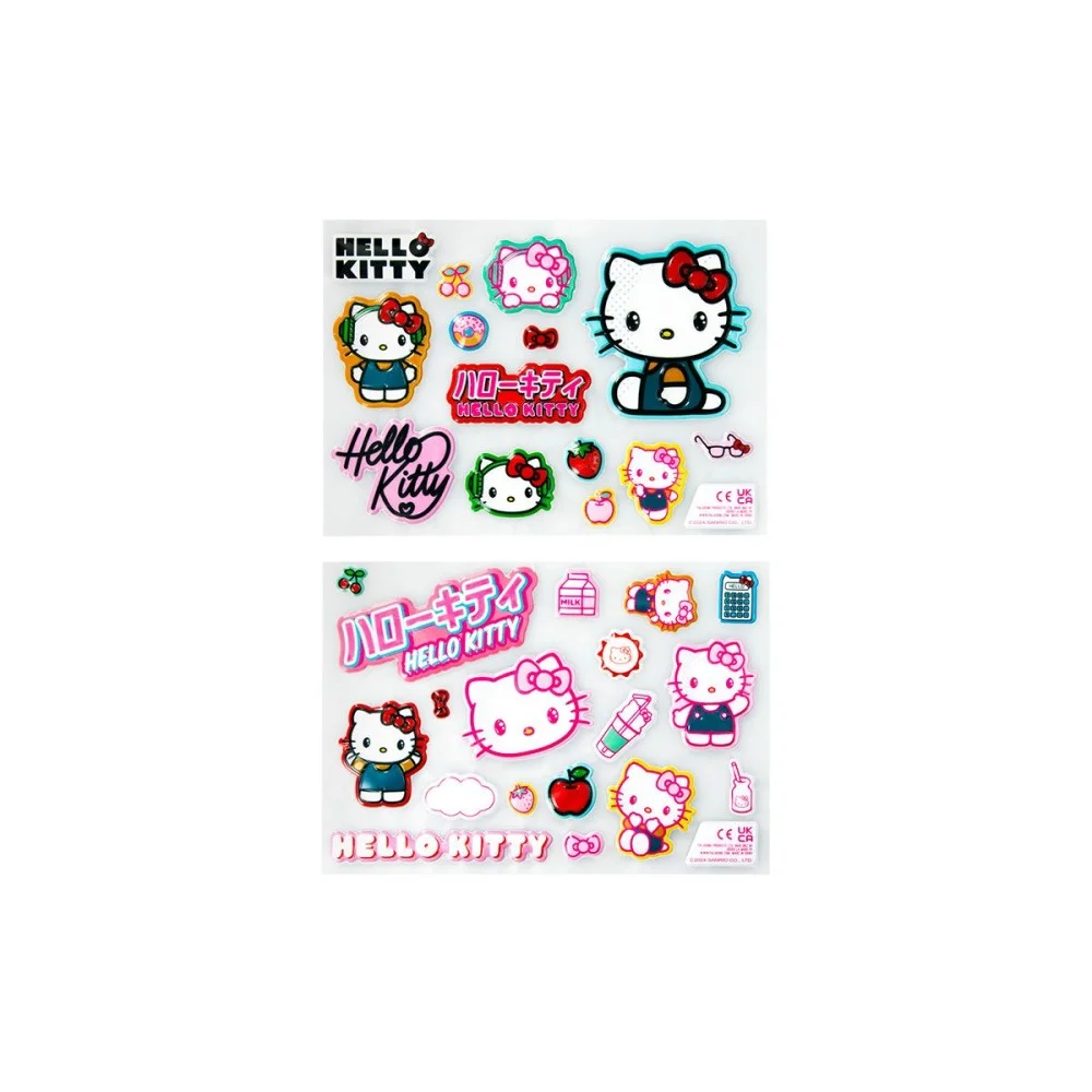 מארז מדבקות נפוחות הלו קיטי