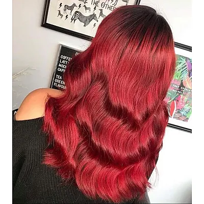 צבע שיער אדום רובי רוז' Ruby Rouge