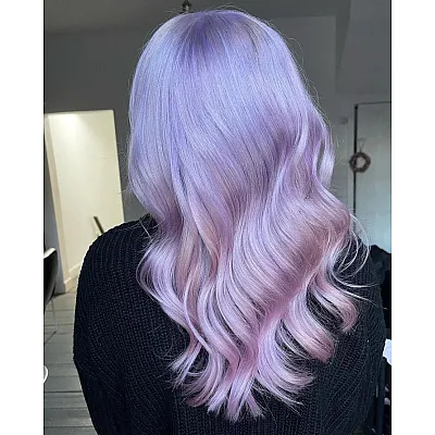 צבע שיער סגול לילך Lilac