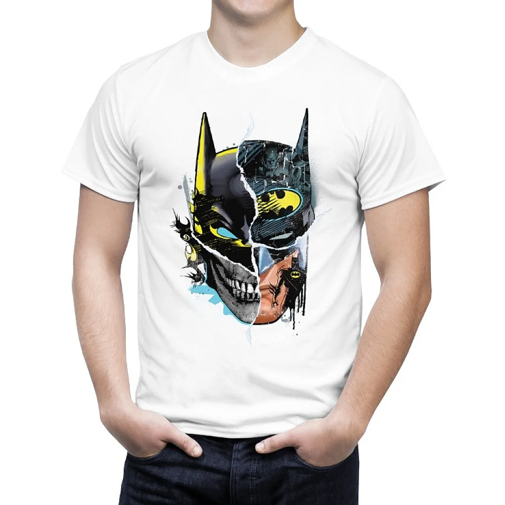 חולצת באטמן רטרו לבנה חולצת באטמן רטרו לבנה