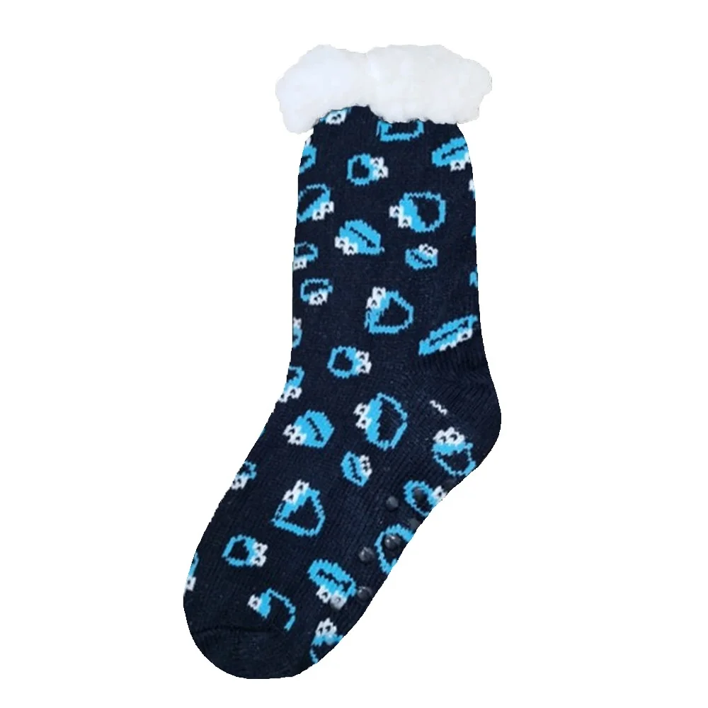 גרבי חורף עוגיפלצת כחול כהה