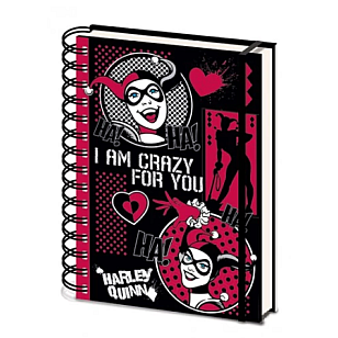 מחברת כריכה קשה ספירלה "I AM Crazy For You"