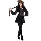 תחפושת פיראטית שחורה לנשים