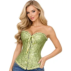 מחוך ירוק עם עיטורים