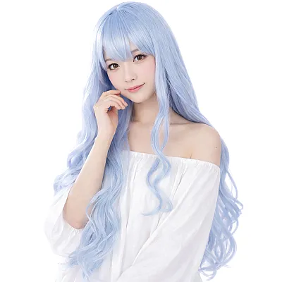 פאת אנימה תכלת ארוכה