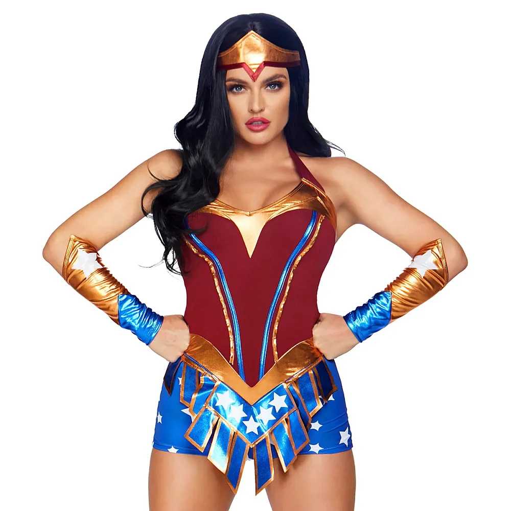 תחפושת וונדר וומן יוקרתית לנשים