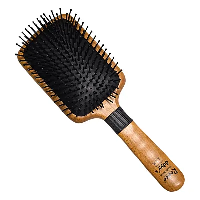 מברשת עץ מלבנית לסירוק מקצועי