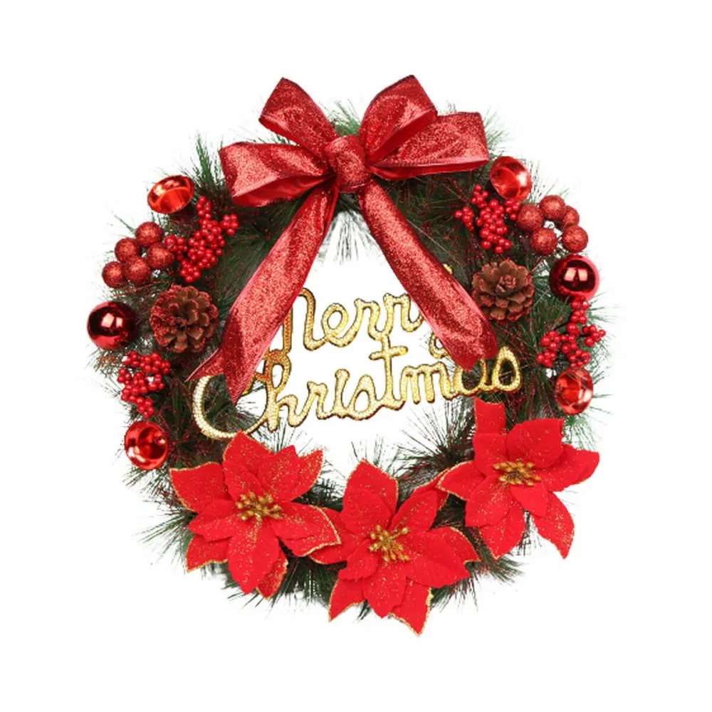 זר Merry Christmas צבעוני