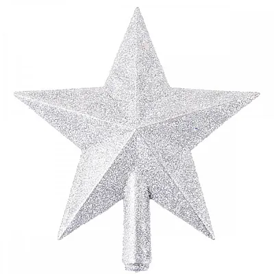 כוכב נוצץ גדול לראש עץ