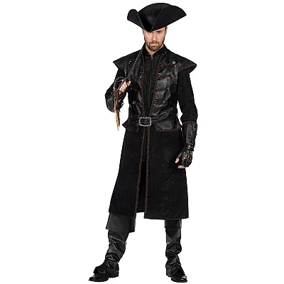 תחפושת זוגית פיראטים שחורים