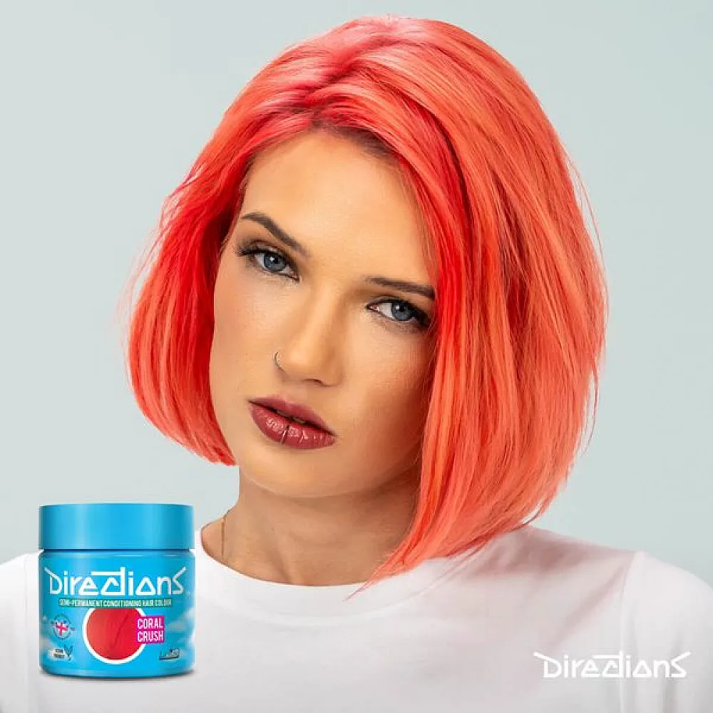 צבע שיער ורוד קורל Coral Crush – La Riche Directions 100 מ״ל