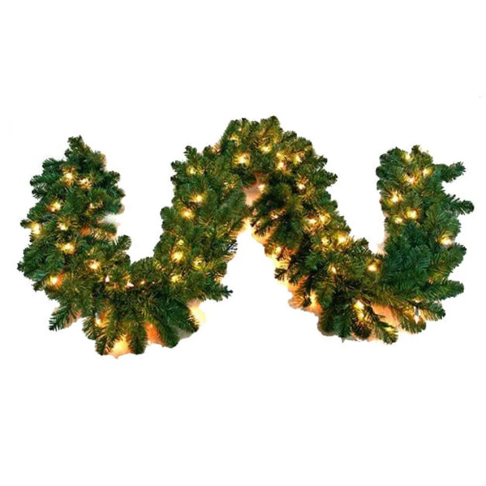 גרילנדת עלים עם תאורת לד