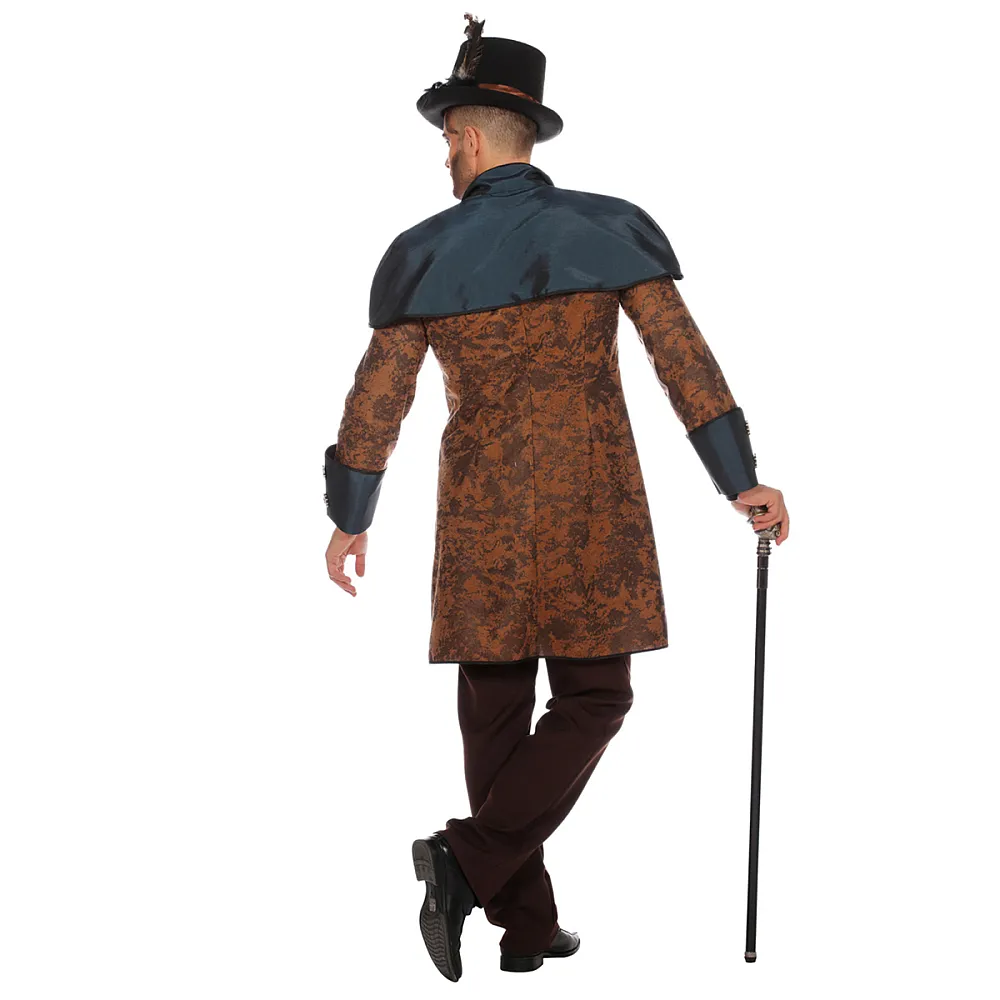 תחפושת סטימפאנק חום/כחול לגברים