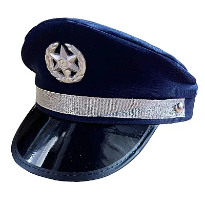 כובע שוטר כחול כהה לתחפושת קוספליי
