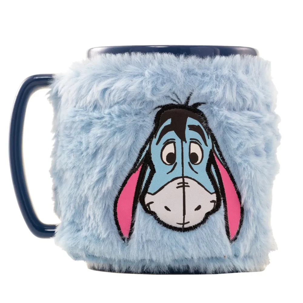 ספל פו הדב איה עם כיסוי פרוותי 440ml