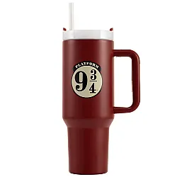 כוס תרמית עם ידית אחיזה וקש - הארי פוטר רציף 9 3/4