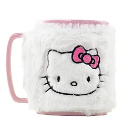 ספל הלו קיטי עם כיסוי פרוותי 440ml