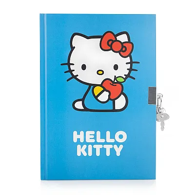 מחברת הלו קיטי עם מנעול