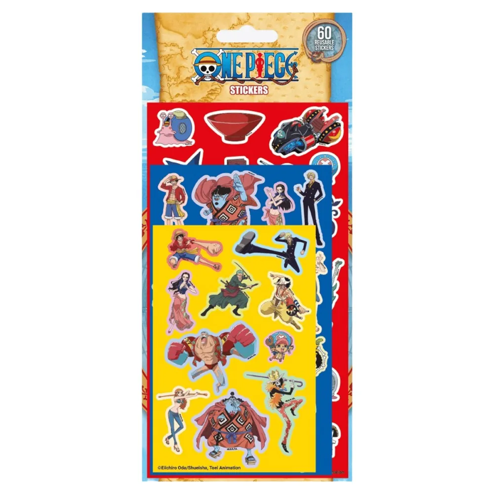 מארז 60 מדבקות וואן פיס