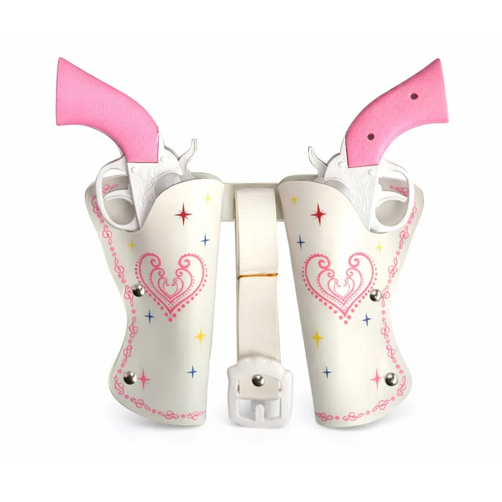 זוג נרתיקים ואקדחים בצבע ורוד