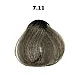 צבע שיער בלונד עדין כהה אפור מודגש INTENSE ASH GENTEL DARK BLOND 7.11