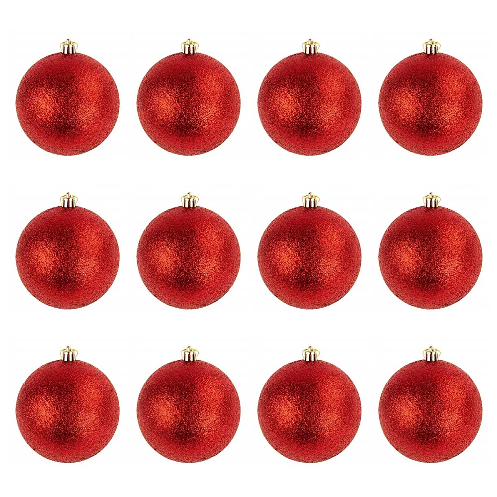 מארז 12 כדורים במגוון צבעים לעץ