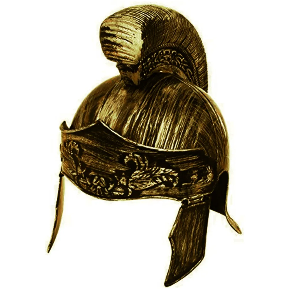 קסדת גלדיאטור - זהב לתחפושת קוספליי