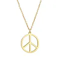 שרשרת Peace - זהב