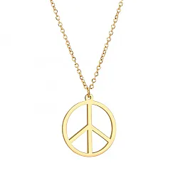 שרשרת Peace - זהב