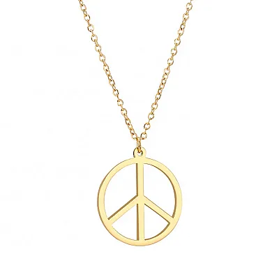 שרשרת Peace - זהב