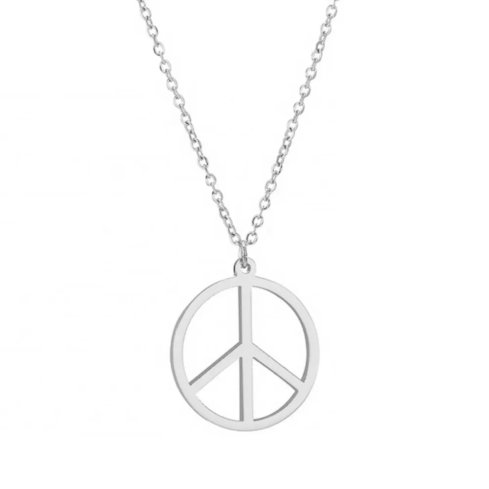 שרשרת Peace - כסף