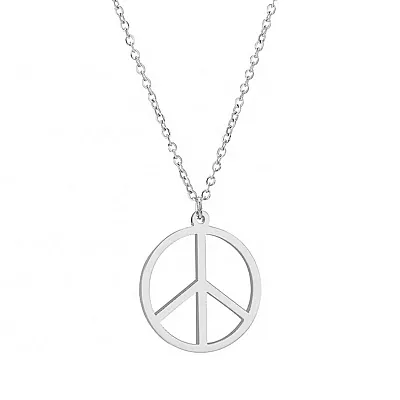 שרשרת Peace - כסף