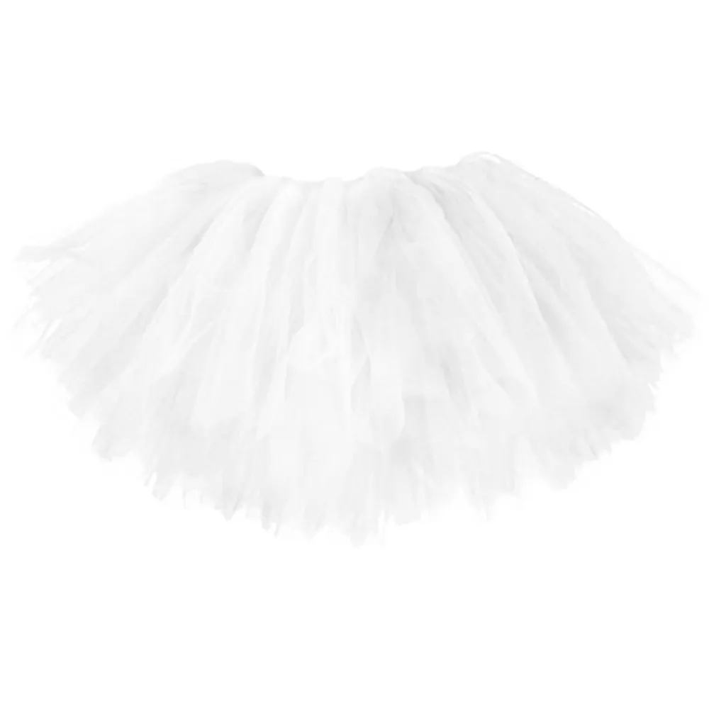 חצאית טוטו 7 שכבות - לבן