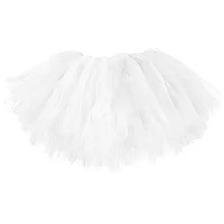 חצאית טוטו 7 שכבות - לבן