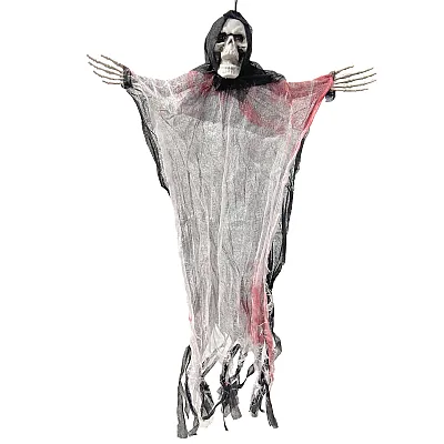 בובת שלד לתלייה עם דם 60x40 ס״מ