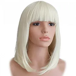 פאת קרה ארוך בלונד בהיר