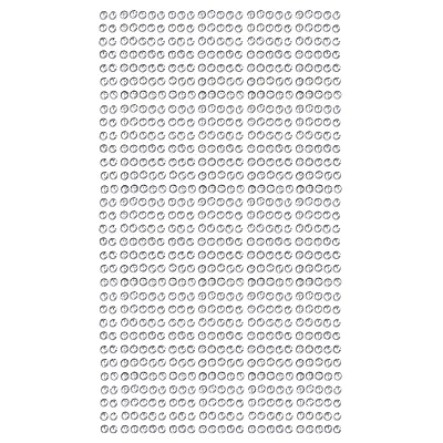 חבילת יהלומים להדבקה בצבע כסף