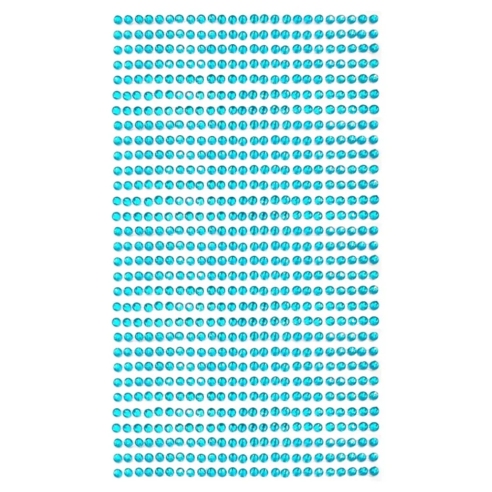 חבילת יהלומים להדבקה בצבע תכלת