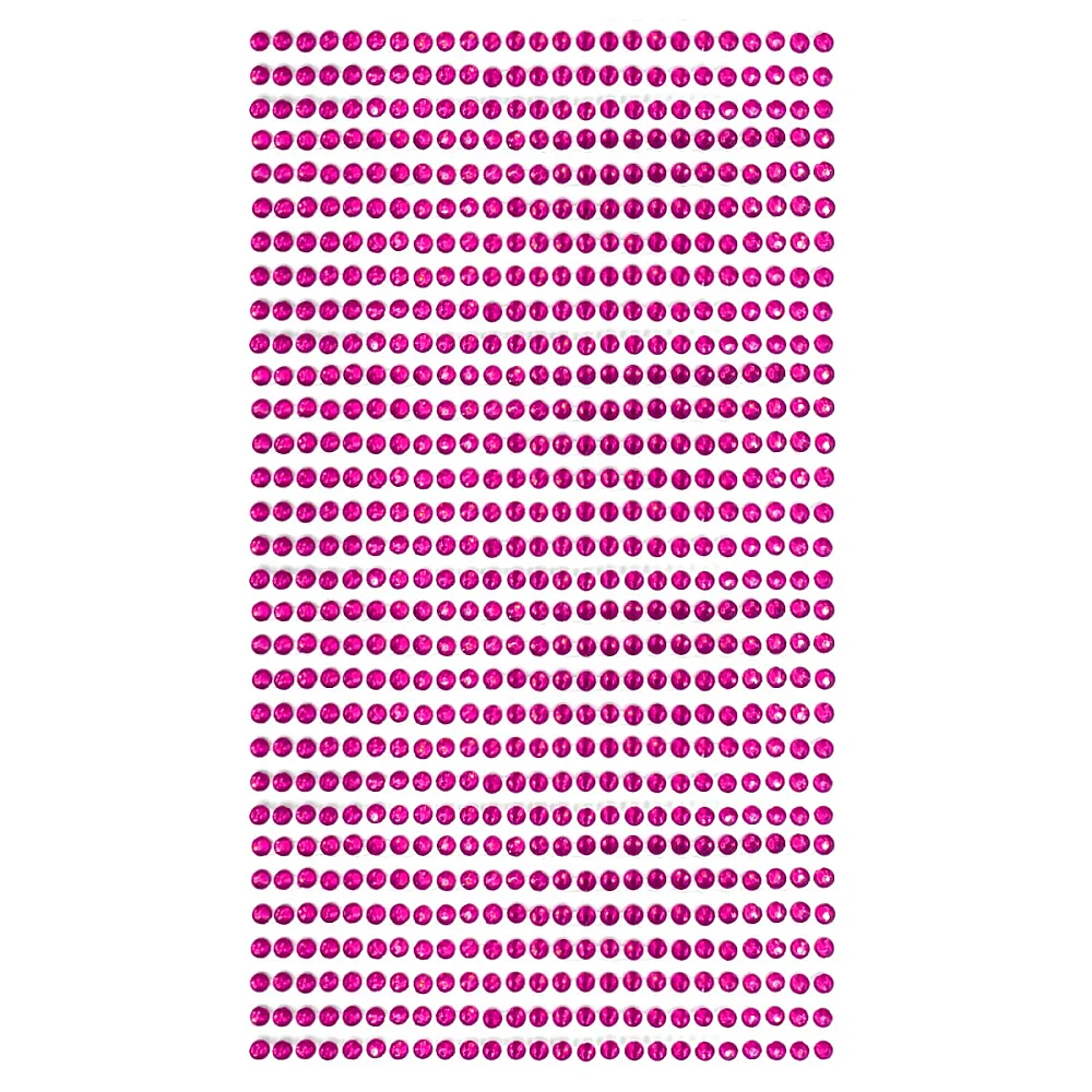 חבילת יהלומים להדבקה בצבע פוקסיה