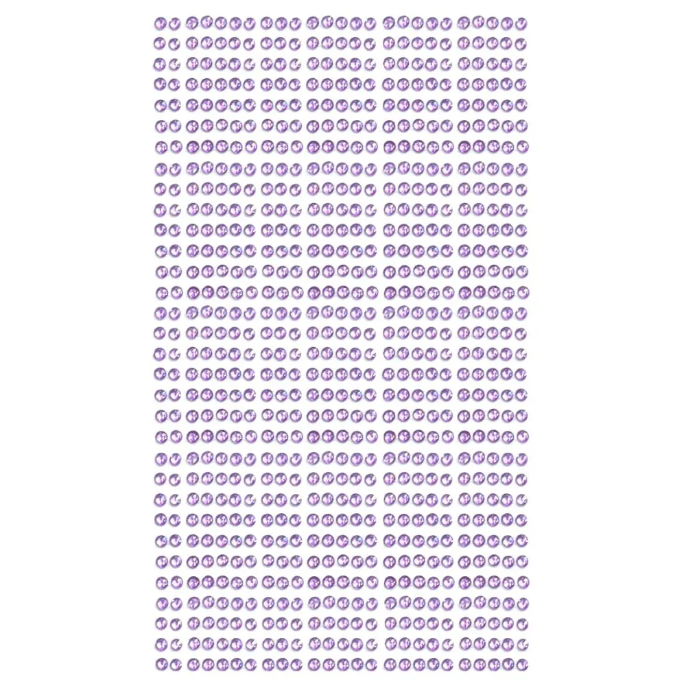 חבילת יהלומים להדבקה בצבע סגול