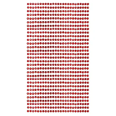 חבילת יהלומים להדבקה בצבע אדום