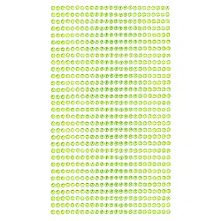 חבילת יהלומים להדבקה בצבע ירוק בהיר